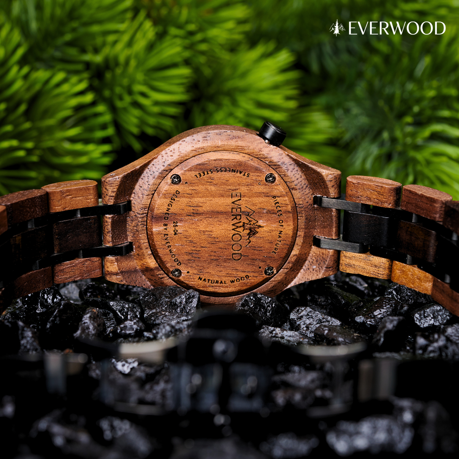 EverWood™ - Leaf Green pentru Femei 35 mm