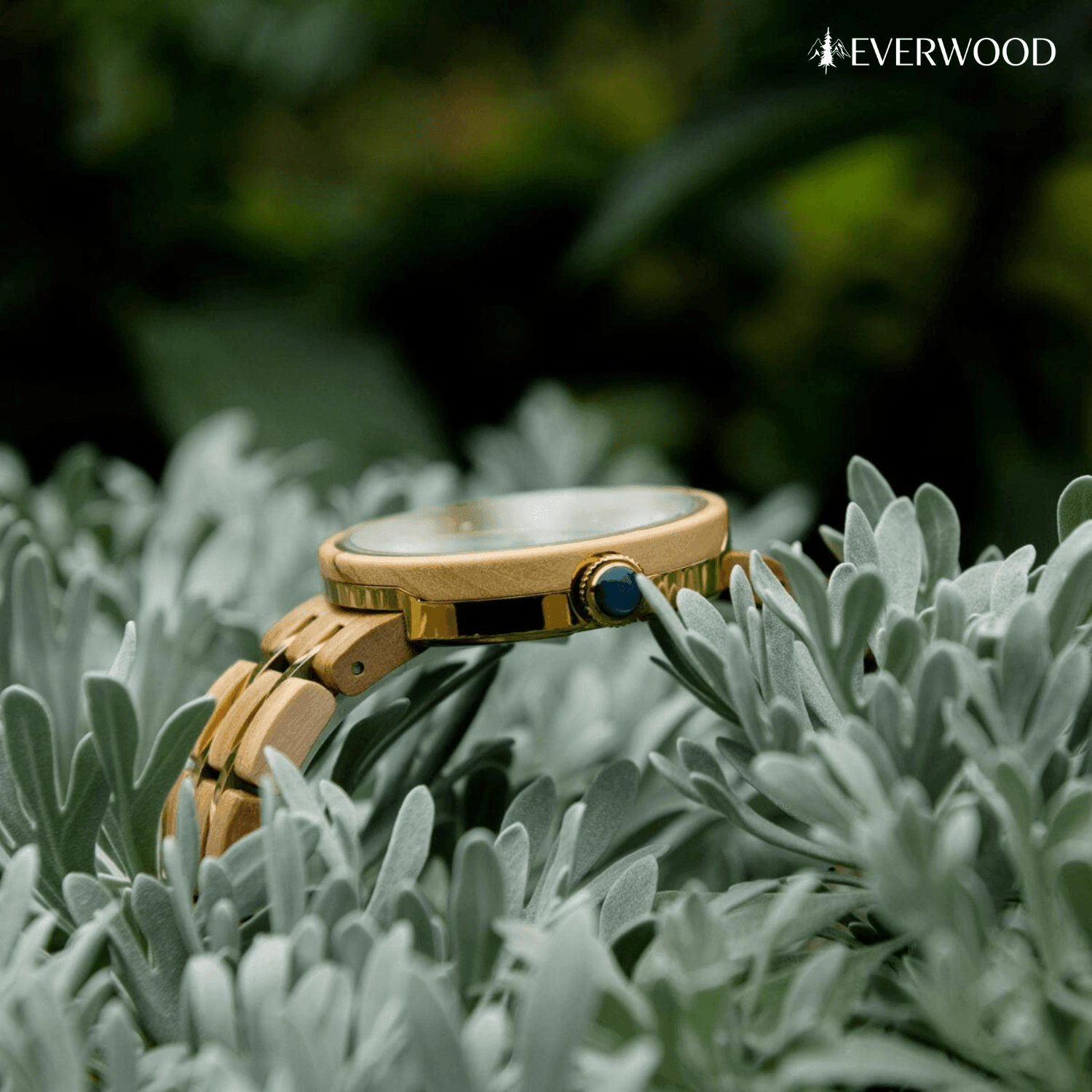 EverWood™ - Rose White 38mm - EverWood ® Fa Karórák | Férfi & Női Karóra Faóra Fakaróra EverWood